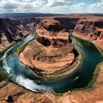 Horseshoe Bend in Page, Arizona.