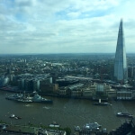 Ein Blick auf London von der Spitze des Shard's Skygarden.