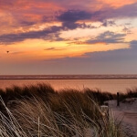 Foto – Sonnenuntergang am Strand von Langeoog von Robert Wilson.